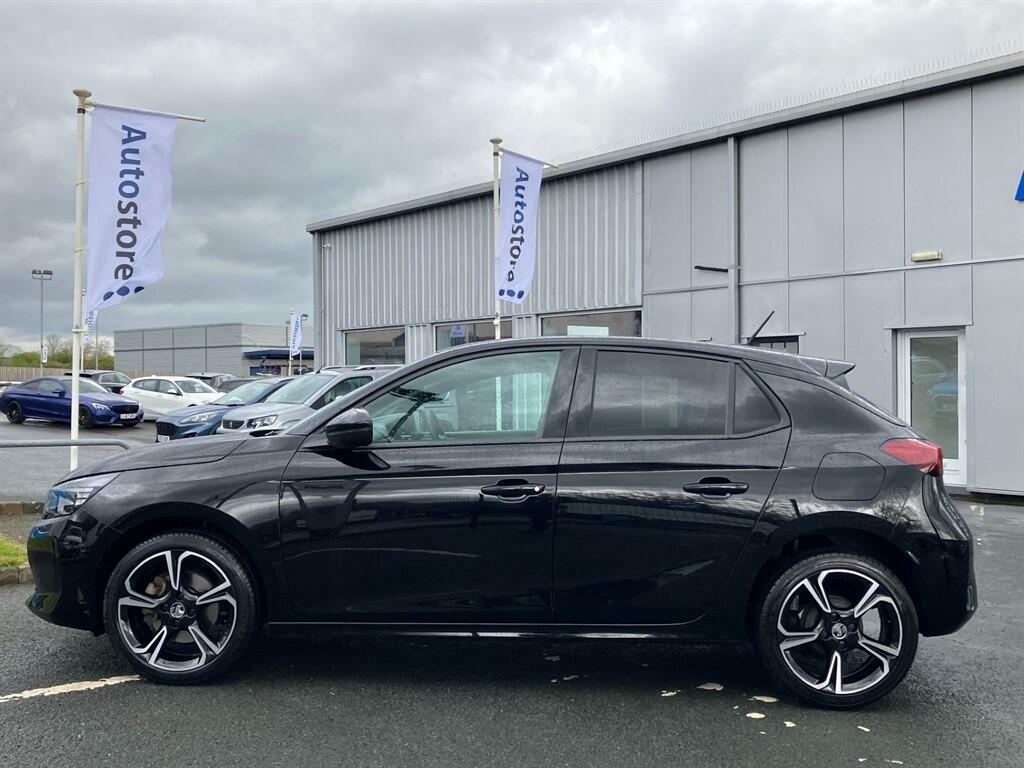 Vauxhall Corsa 1.2 Turbo Gs Euro 6 Ss TXZ8833 Black #3