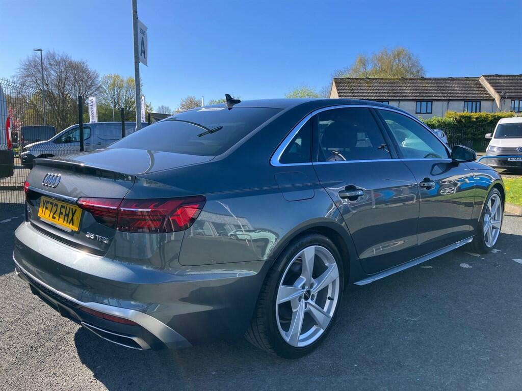 Audi A4 2.0 Tfsi 35 S Line S Tronic Euro 6 Ss YF72FHX Grey #6