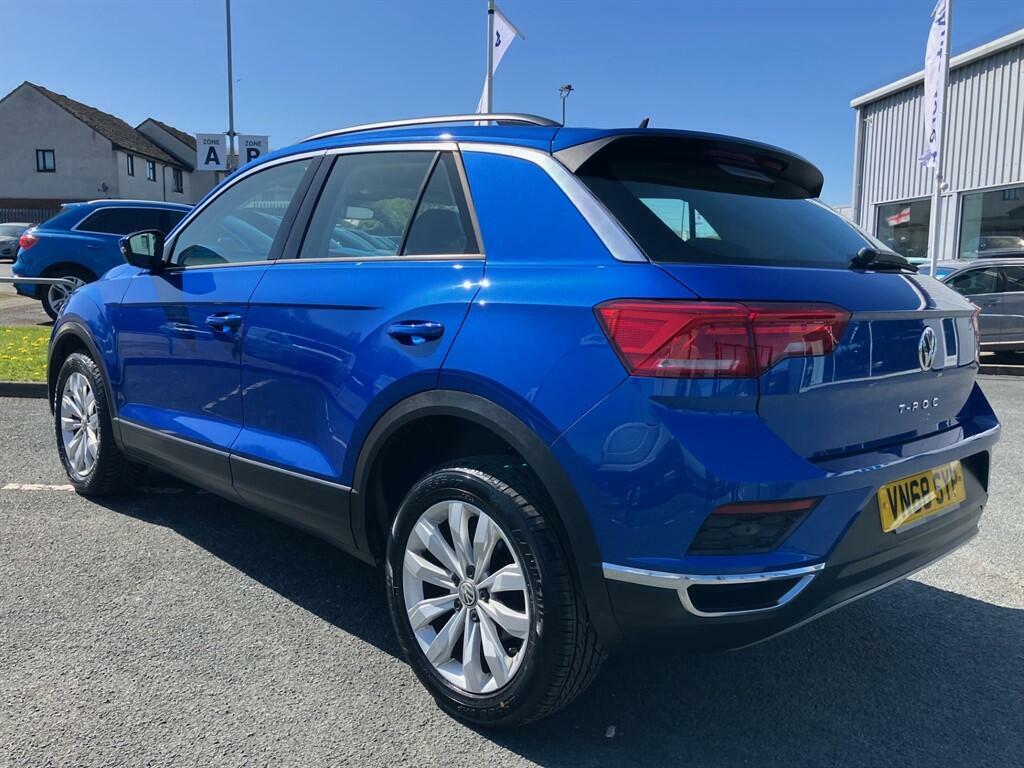 Volkswagen T-Roc Se VN68SYP Blue #4