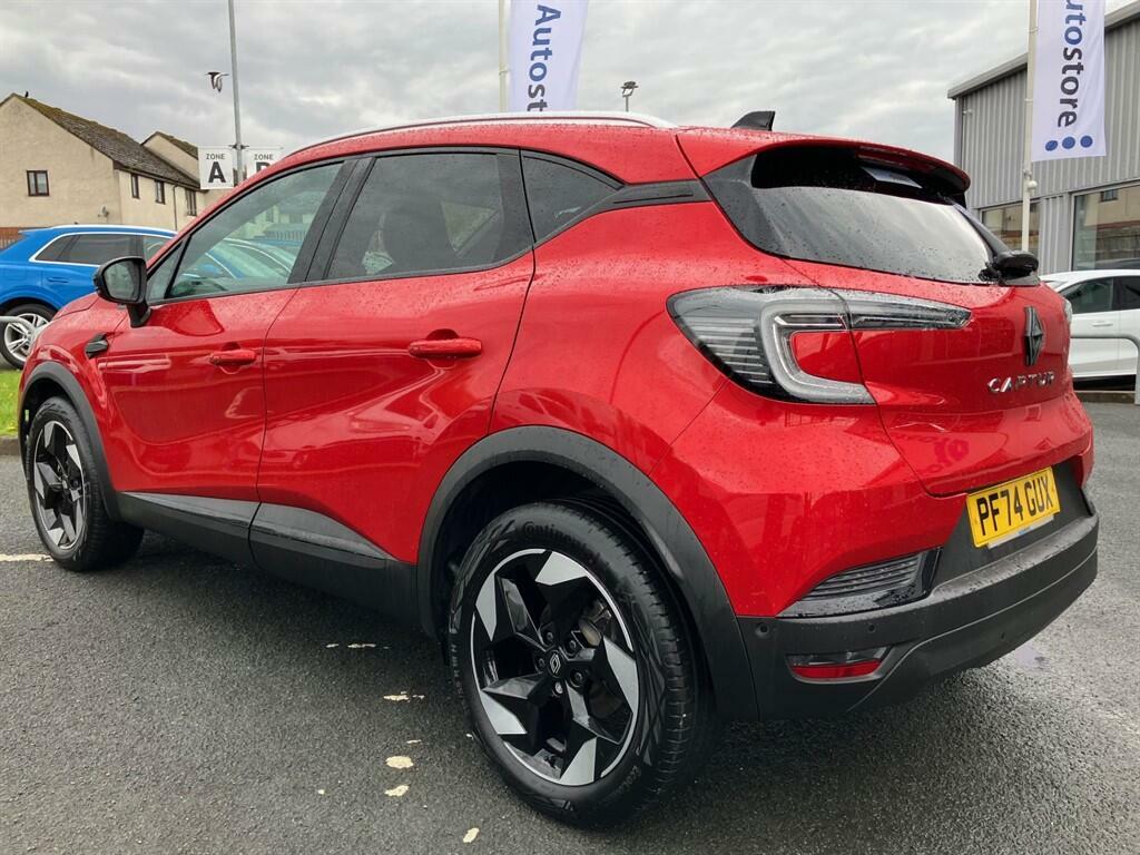 Renault Captur 1.0 Tce Techno Euro 6 Ss PF74GUX Red #4