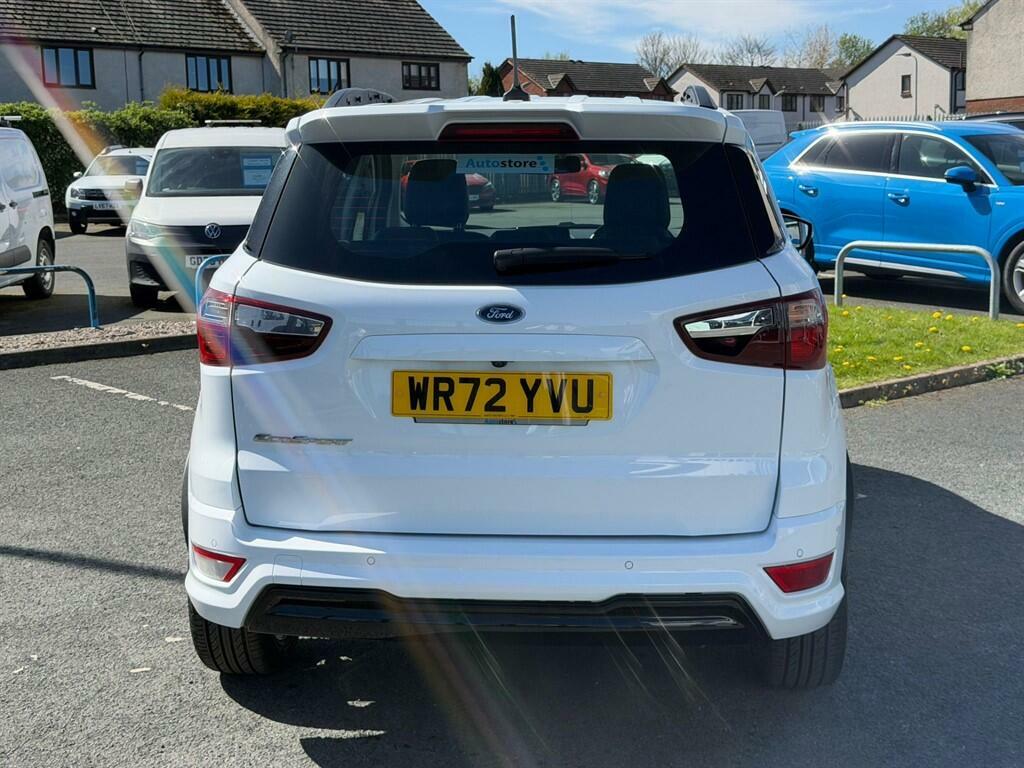 Ford Ecosport 1.0T Ecoboost St-line Euro 6 Ss WR72YVU White #3