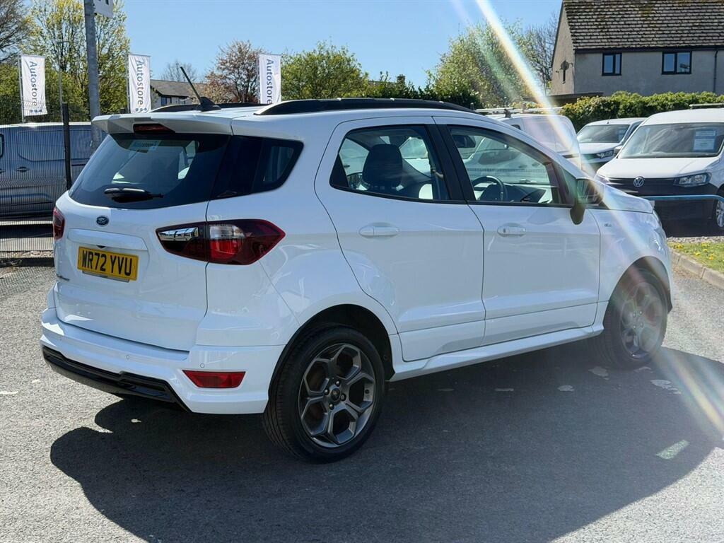 Ford Ecosport 1.0T Ecoboost St-line Euro 6 Ss WR72YVU White #4