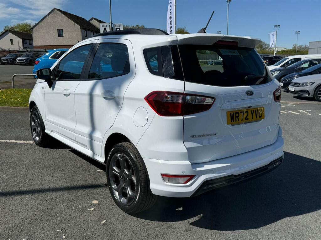 Ford Ecosport 1.0T Ecoboost St-line Euro 6 Ss WR72YVU White #2