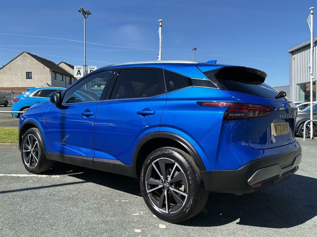 Nissan Qashqai 1.3 Dig-t Mhev Tekna Euro 6 Ss BW73XVR Blue #4
