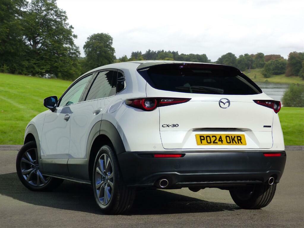 Mazda CX-30 2.0 E-skyactiv G Mhev Takumi Euro 6 Ss P024OKR White #3