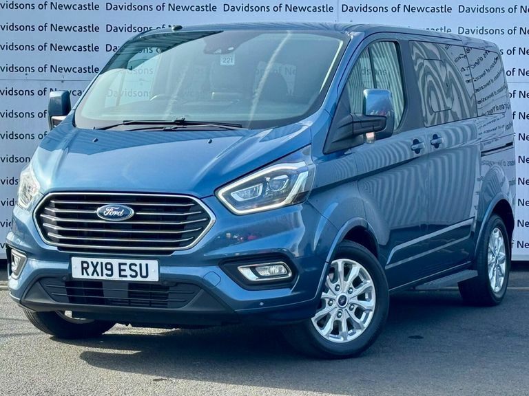 Ford Tourneo Custom 2.0 310 Ecoblue Titanium X Minibus Double Cab RX19ESU Blue #3