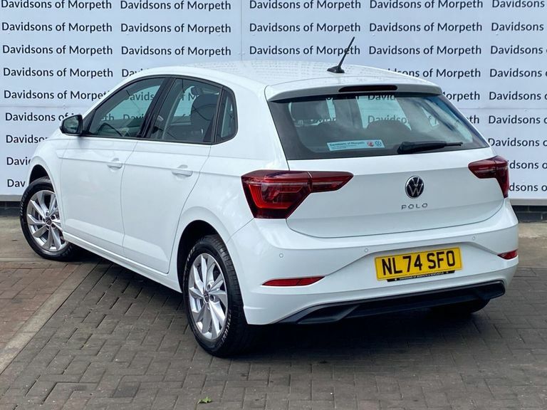 Volkswagen Polo 1.0 Tsi Style Hatchback Euro 6 NL74SFO White #4