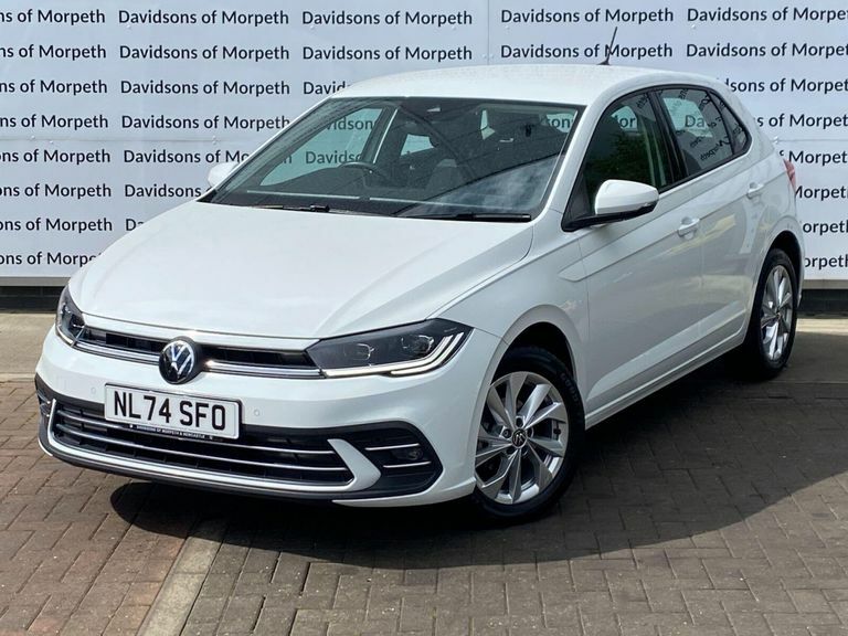 Volkswagen Polo 1.0 Tsi Style Hatchback Euro 6 NL74SFO White #3