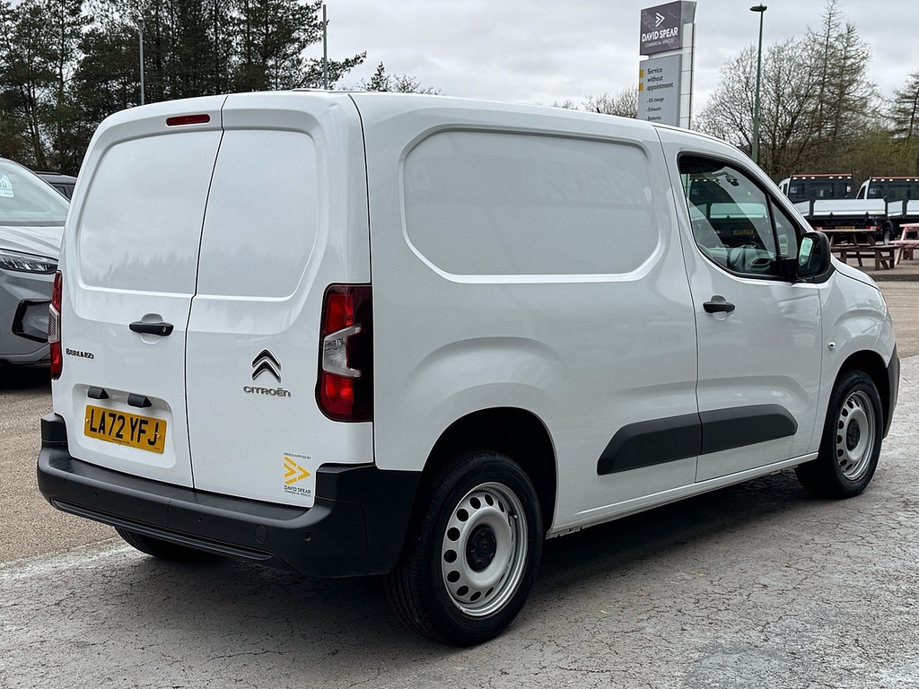 Citroen Berlingo Hdi 100Ps 1000 Enterprise Edition M Swb With Air C LA72YFJ White #2
