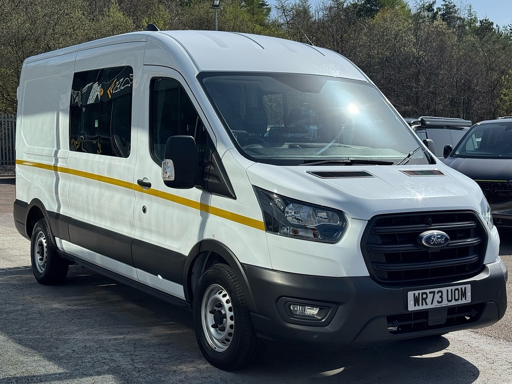 Ford Transit Custom 350 Ecoblue Leader 130Ps L3h2 Lwb Welfare Van With WR73UOM White #3
