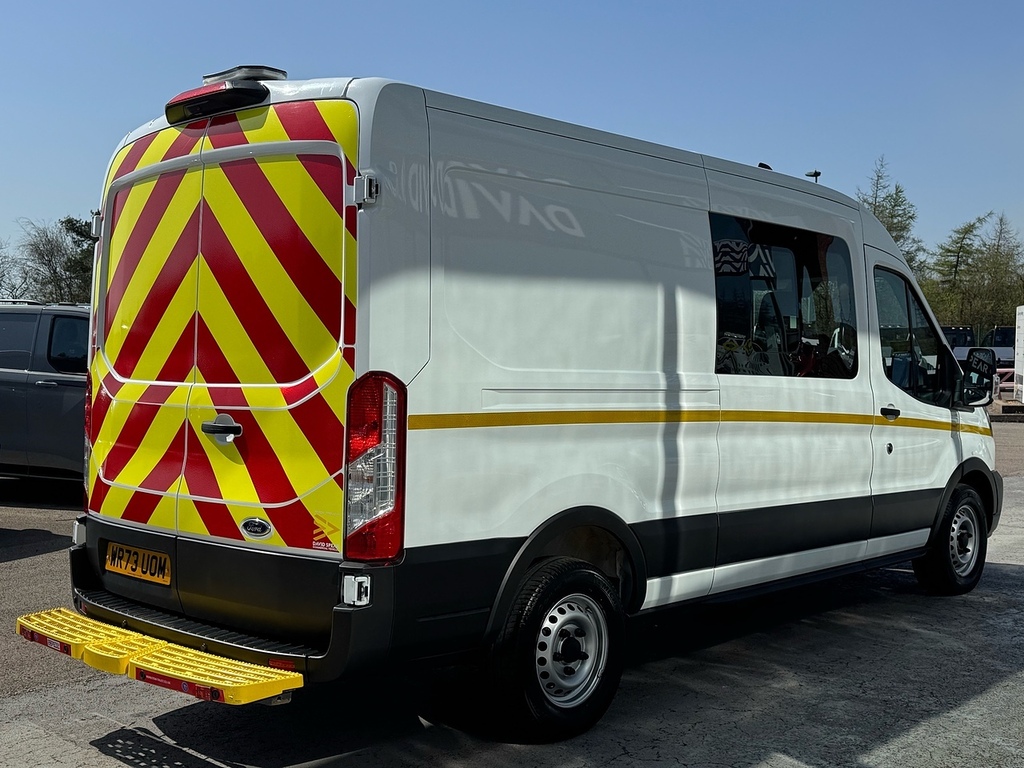 Ford Transit Custom 350 Ecoblue Leader 130Ps L3h2 Lwb Welfare Van With WR73UOM White #2