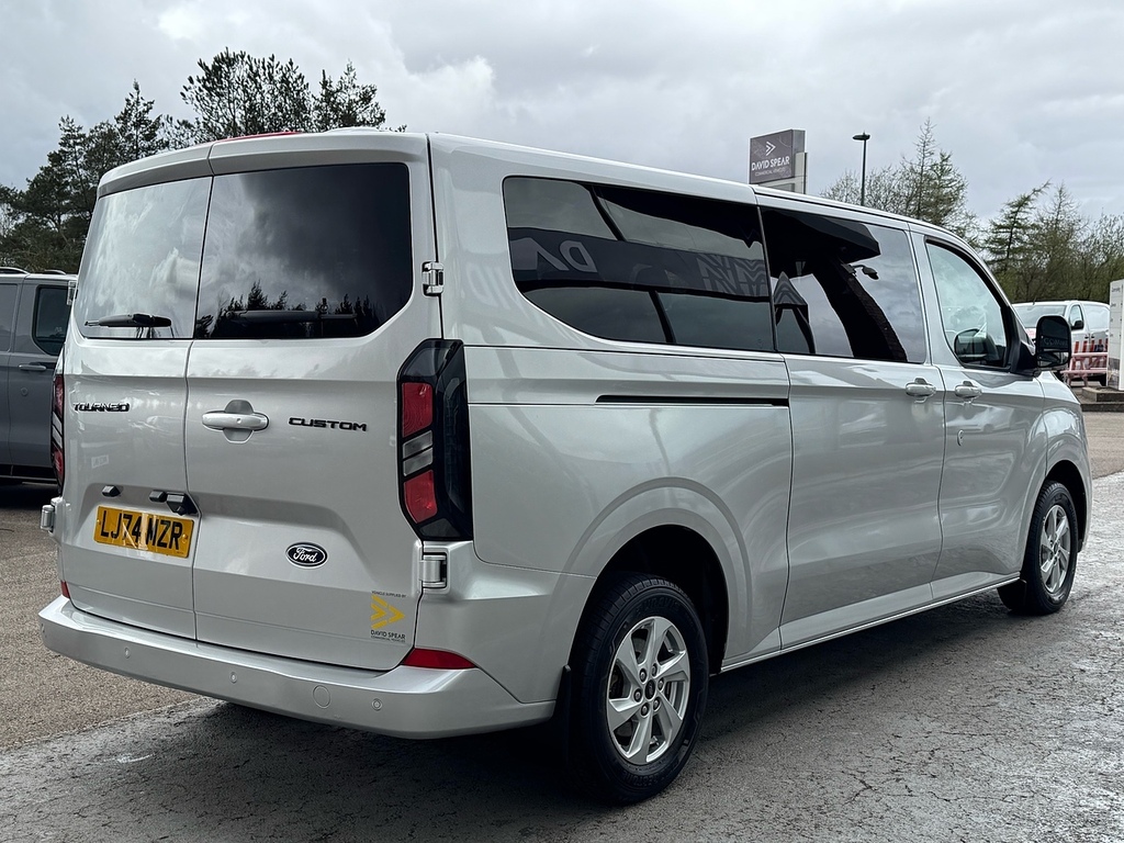 Ford Transit Custom Tdci 136Ps 320 Limited L2 Lwb 9 Seat Bus With LJ74MZR Silver #2