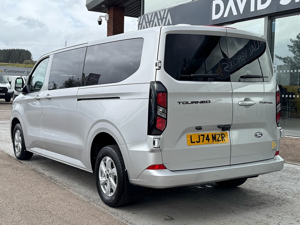 Ford Transit Custom Tdci 136Ps 320 Limited L2 Lwb 9 Seat Bus With LJ74MZR Silver #4