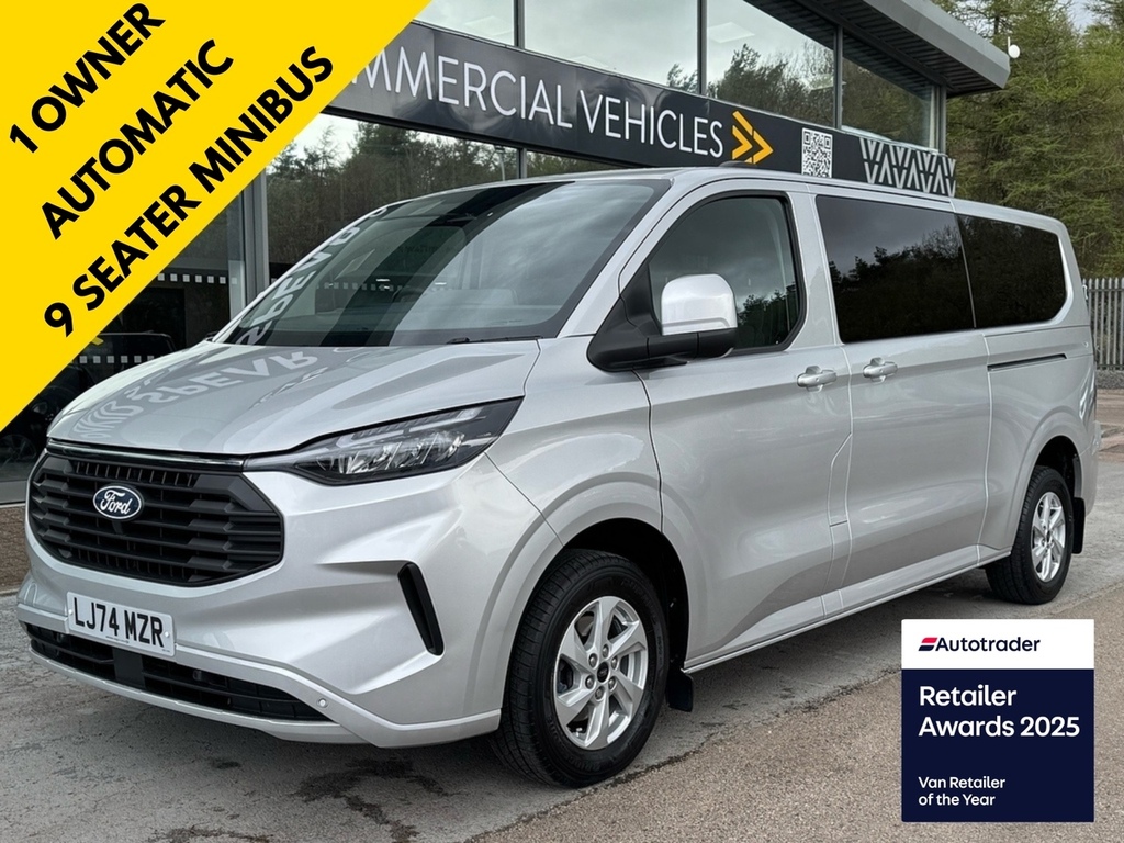 Ford Transit Custom Tdci 136Ps 320 Limited L2 Lwb 9 Seat Bus With Silver