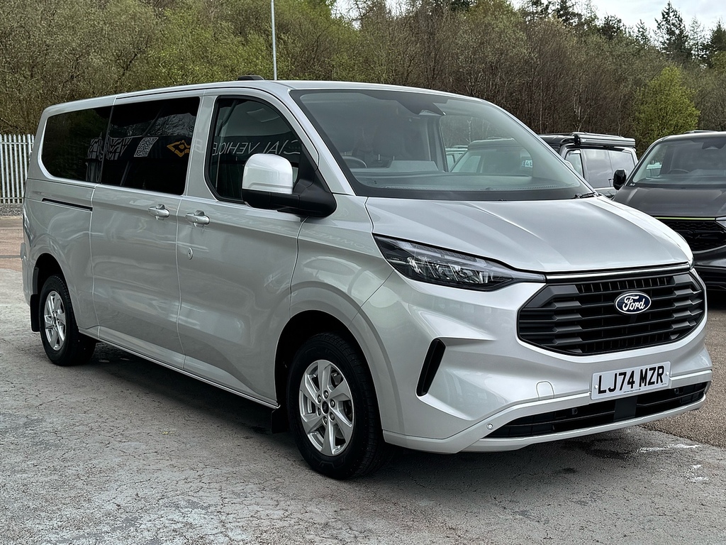 Ford Transit Custom Tdci 136Ps 320 Limited L2 Lwb 9 Seat Bus With LJ74MZR Silver #3