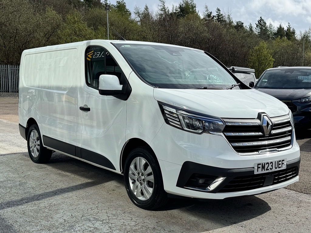 Renault Trafic Dci 170Ps Sport Sl28 L1 Swb With Air Con, Car FM23UEF White #3