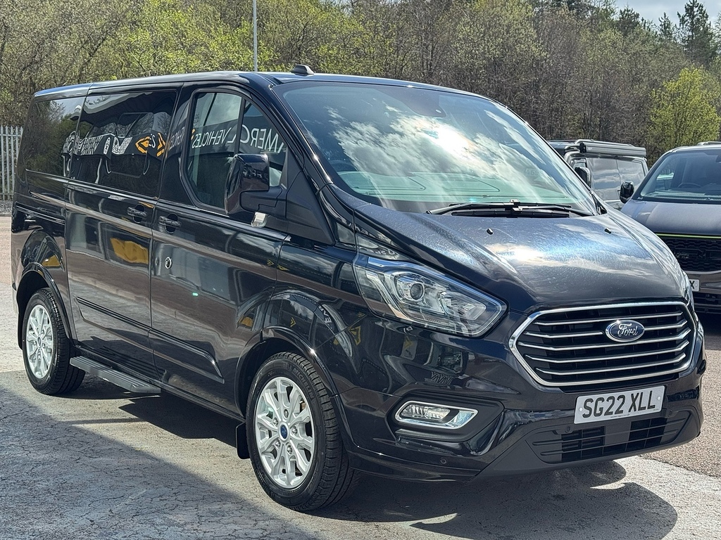Ford Tourneo Custom 320 Ecoblue Titanium 130Ps 9 Seater Minibus With A Black #3