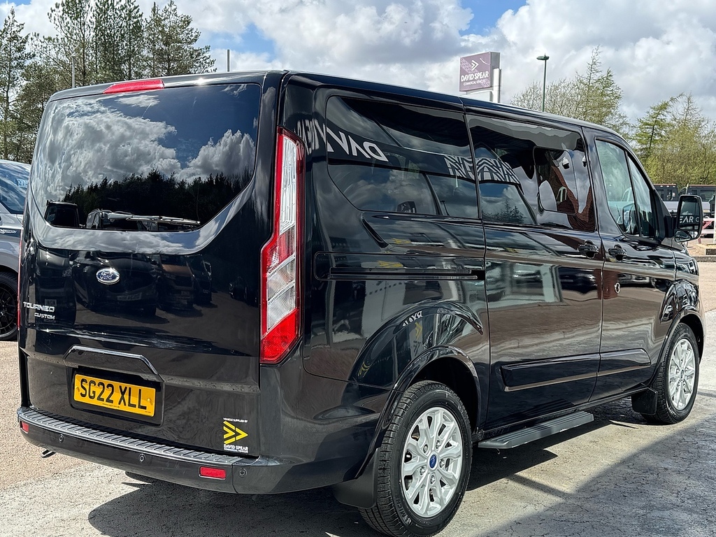 Ford Tourneo Custom 320 Ecoblue Titanium 130Ps 9 Seater Minibus With A Black #2