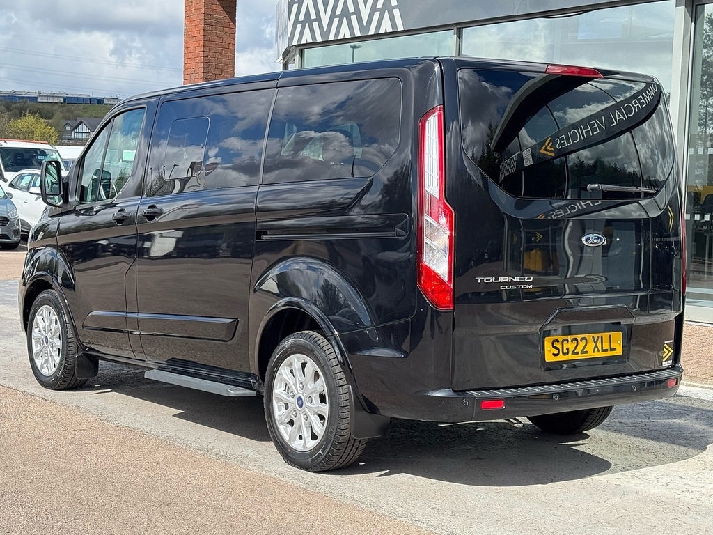 Ford Tourneo Custom 320 Ecoblue Titanium 130Ps 9 Seater Minibus With A Black #4