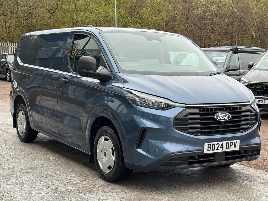 Ford Transit Custom 280 Ecoblue Trend 136Ps With Air Con, Lane Assist BD24DPV Blue #3
