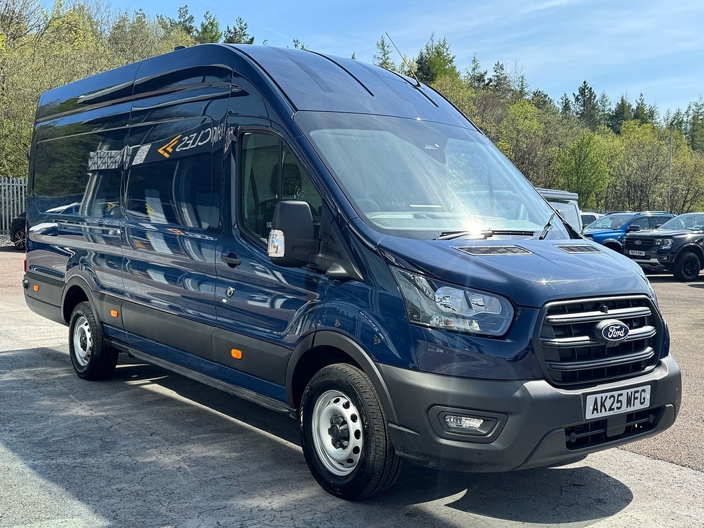 Ford Transit Custom 350 Ecoblue Leader 170Ps Rwd L4 H3 With Sat Nav, A AK25WFG Blue #3