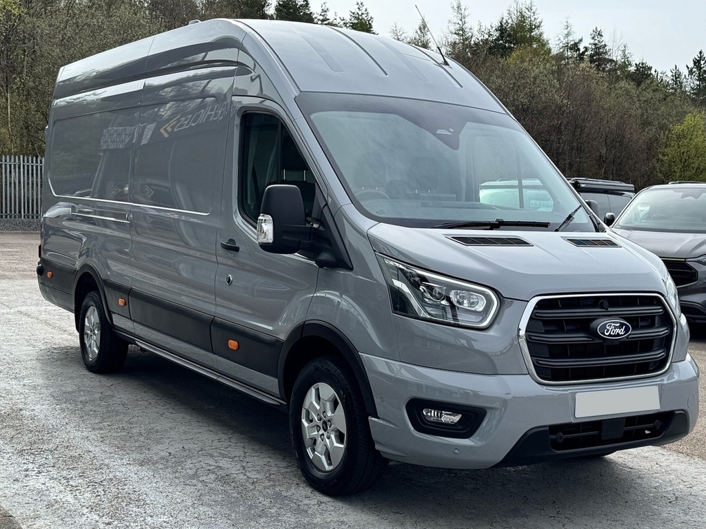 Ford Transit Custom Tdci 165Ps 350 Limited L4h3 Rwd Jumbo With 360 Cam WN75GVM Grey #3