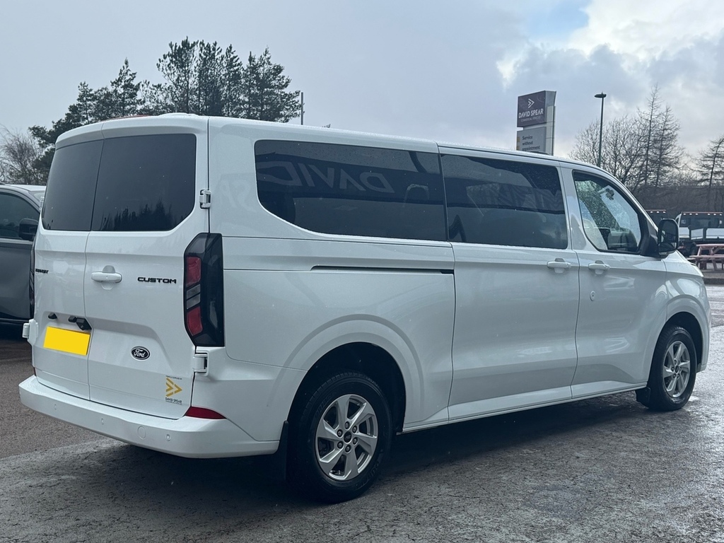 Ford Transit Custom Tdci 136Ps 320 Limited L2 Lwb 9 Seat Minibus DU25YOE White #2