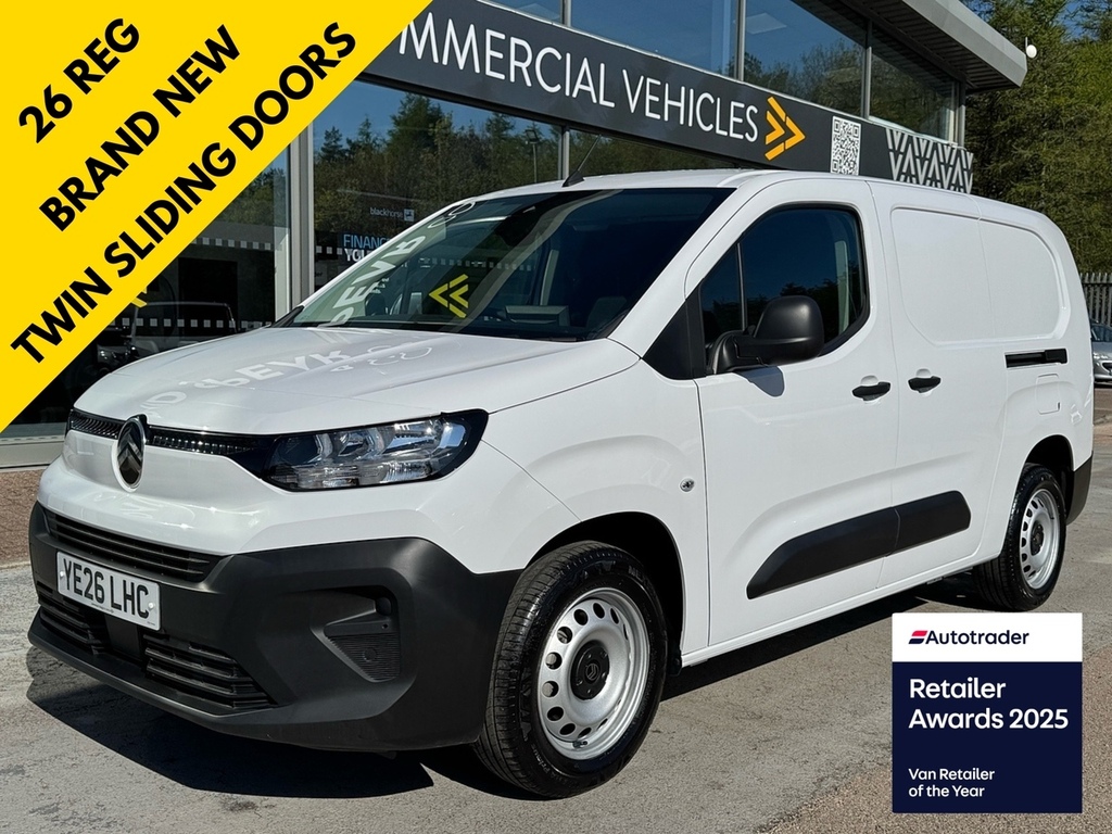 Citroen Berlingo Bluehdi 950 Enterprise XL Lwb 100Ps With Cruise Co White