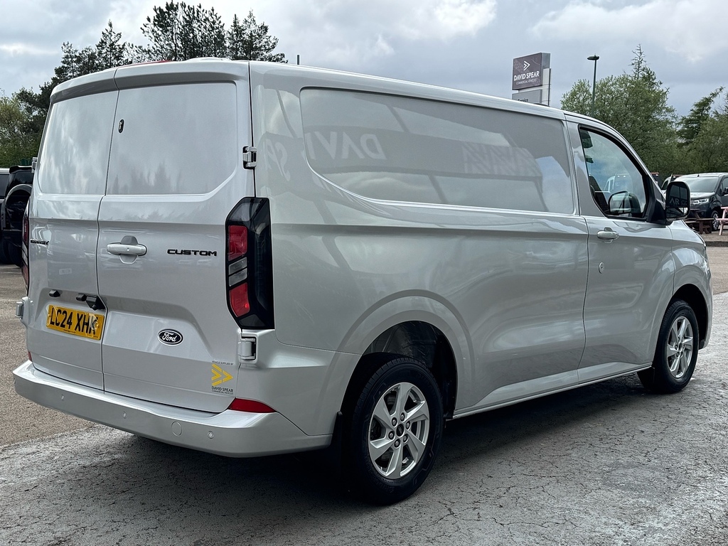 Ford Transit Custom 300 Ecoblue Limited 136Ps With Air Con, Rev Cam, D LC24XHK Silver #2