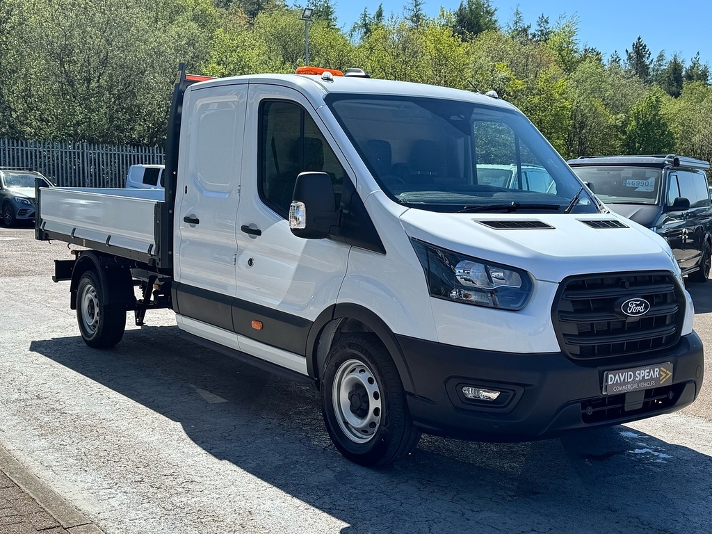 Ford Transit Custom 350 Leader 130Ps Double Cab Utility Tipper With A White #2