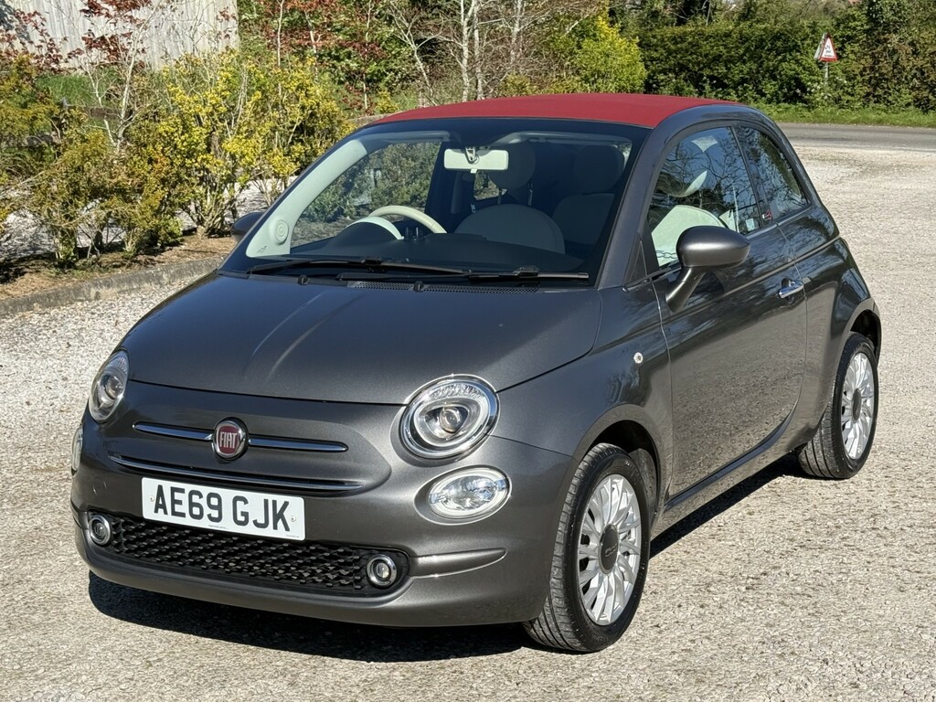 Fiat 500C 1.2 1.2 69Hp Lounge Convertible AE69GJK Grey #4