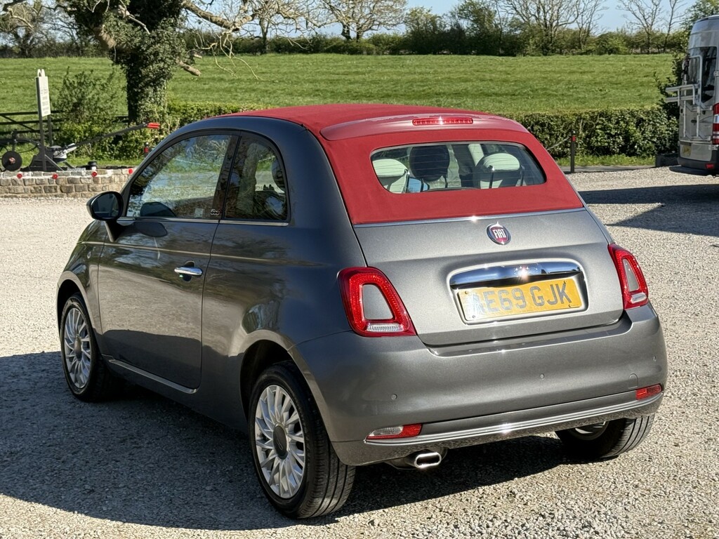 Fiat 500C 1.2 1.2 69Hp Lounge Convertible AE69GJK Grey #5