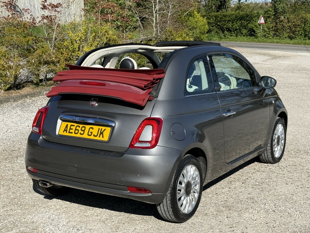 Fiat 500C 1.2 1.2 69Hp Lounge Convertible AE69GJK Grey #6