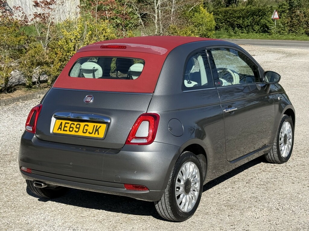 Fiat 500C 1.2 1.2 69Hp Lounge Convertible AE69GJK Grey #3