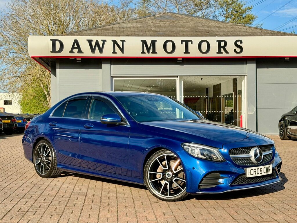 Mercedes-Benz C Class 2.0 C220d Amg Line Premium G-tronic Euro 6 Ss Blue