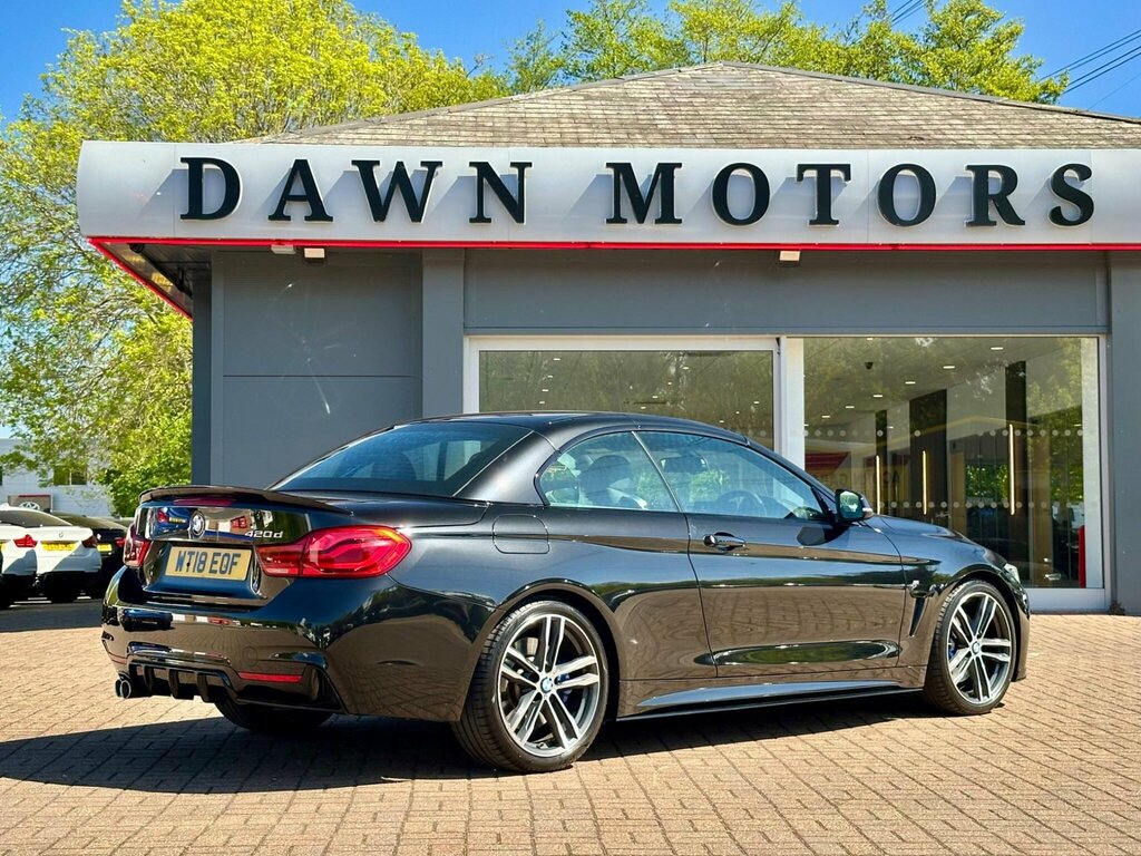 BMW 4 Series 2.0 420D M Sport Euro 6 Ss HJ68FGM Black #2