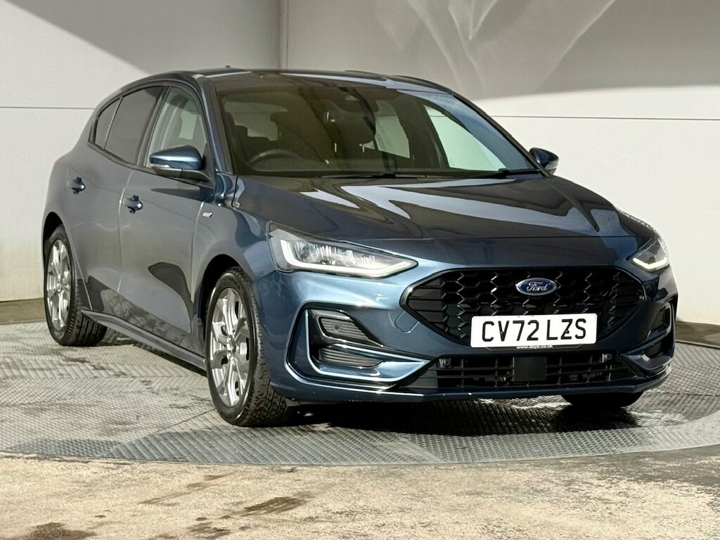Ford Focus 1.0T Ecoboost St-line Hatchback CV72LZS Blue #2