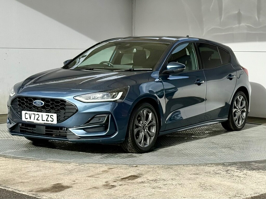 Ford Focus 1.0T Ecoboost St-line Hatchback CV72LZS Blue #4