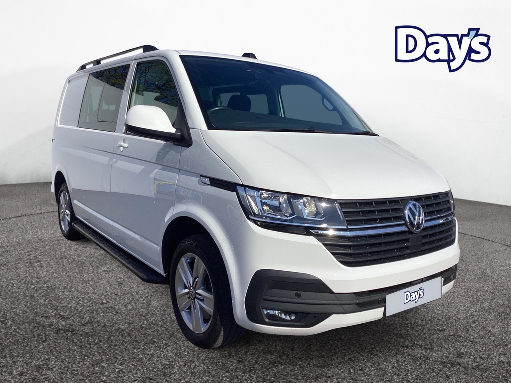 Volkswagen Transporter 2.0 Tdi T32 Highline Kombi Double Cab M White #3