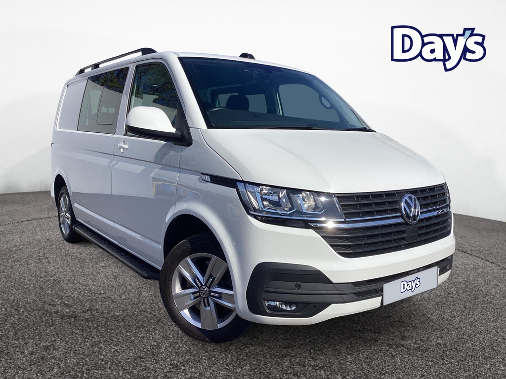 Volkswagen Transporter 2.0 Tdi T32 Highline Kombi Double Cab M White