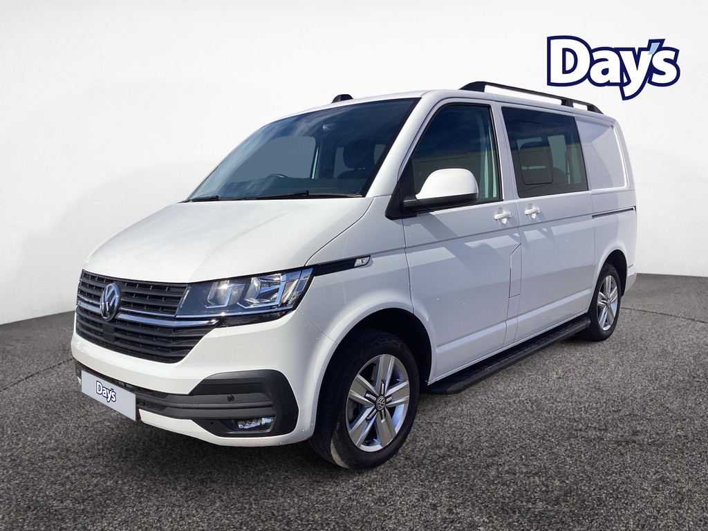 Volkswagen Transporter 2.0 Tdi T32 Highline Kombi Double Cab M White #5