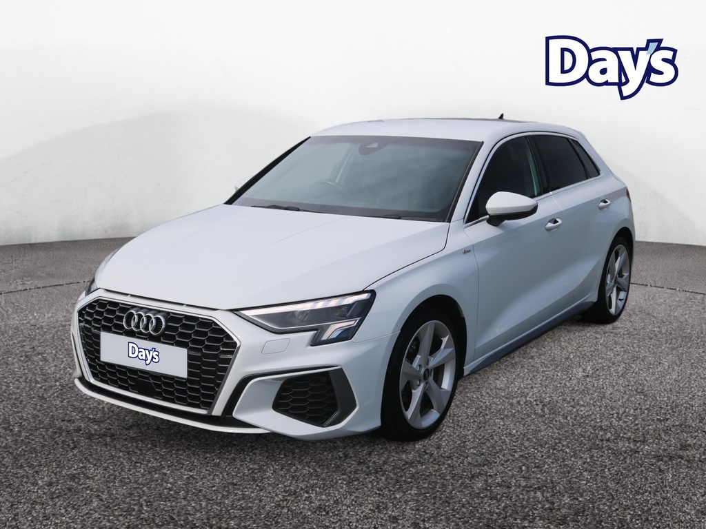 Audi A3 1.5 Tfsi 35 S Line Sportback Eur White #3