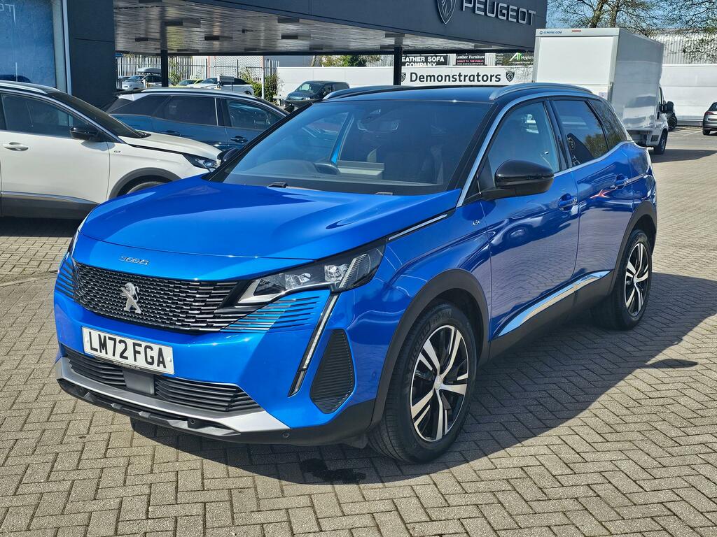 Peugeot 3008 1.2 Puretech Gt Line Suv Euro 6 LM72FGA Blue #3