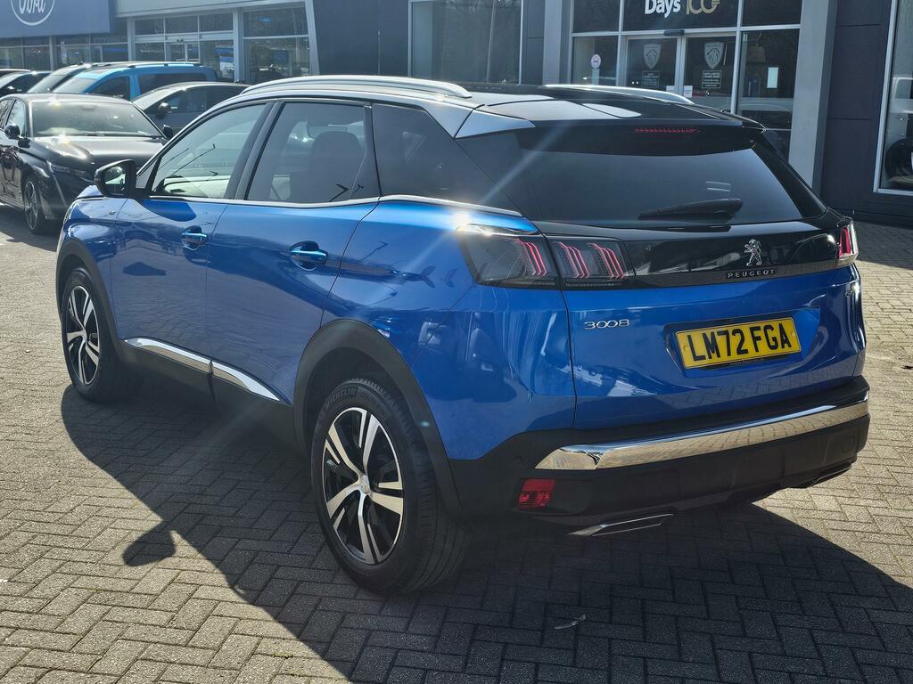Peugeot 3008 1.2 Puretech Gt Line Suv Euro 6 LM72FGA Blue #5