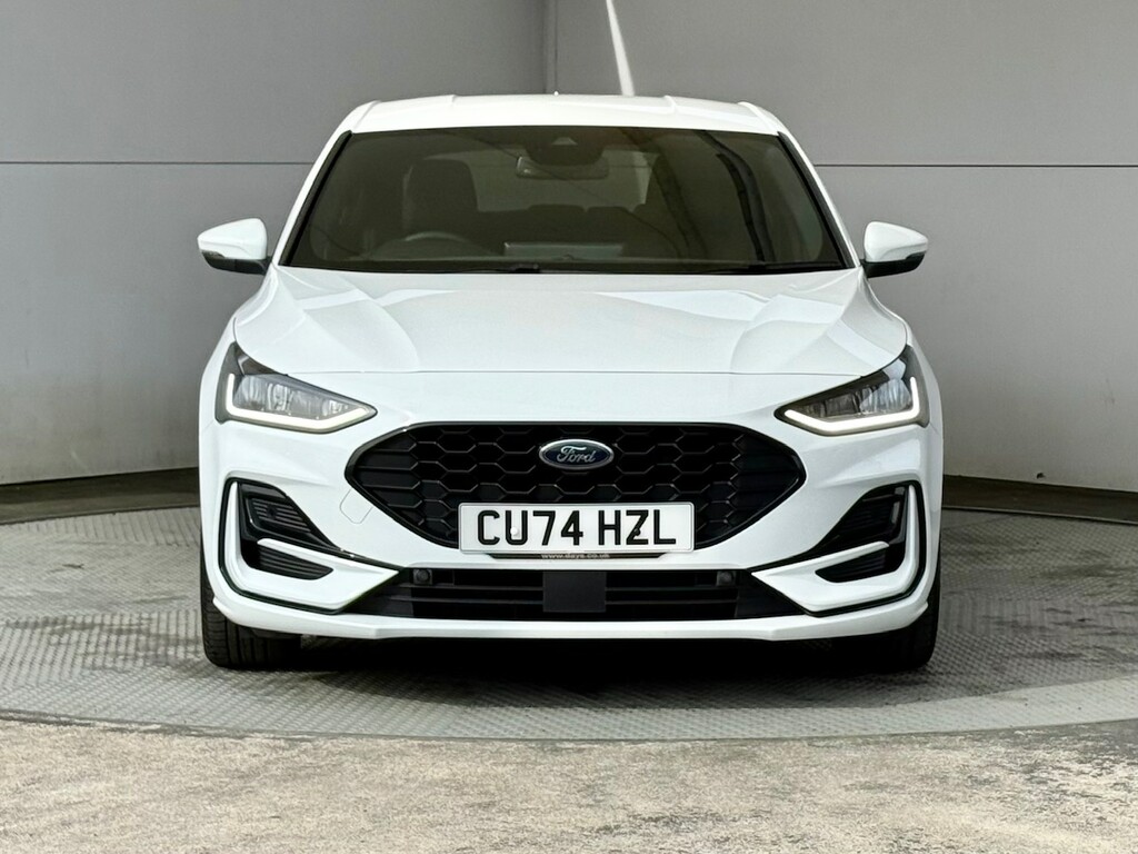 Ford Focus 1.0T Ecoboost St-line Hatchback Hybrid Dct CU74HZL White #3