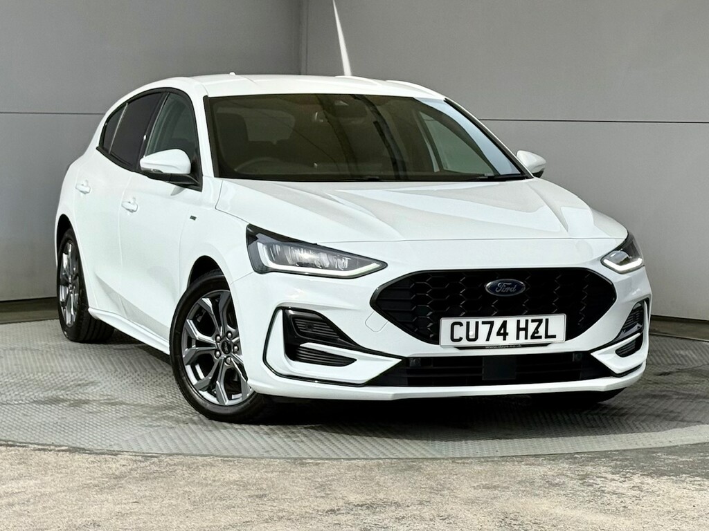 Ford Focus 1.0T Ecoboost St-line Hatchback Hybrid Dct White