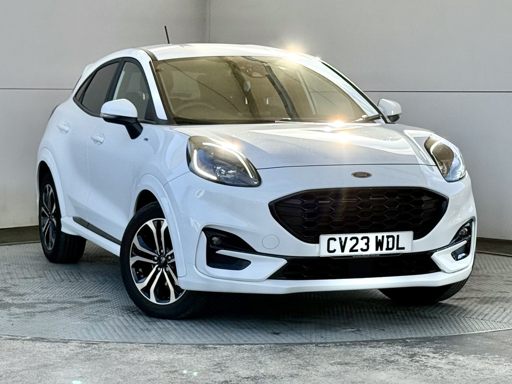 Ford Puma 1.0T Ecoboost Mhev St-line Suv Hybrid M White