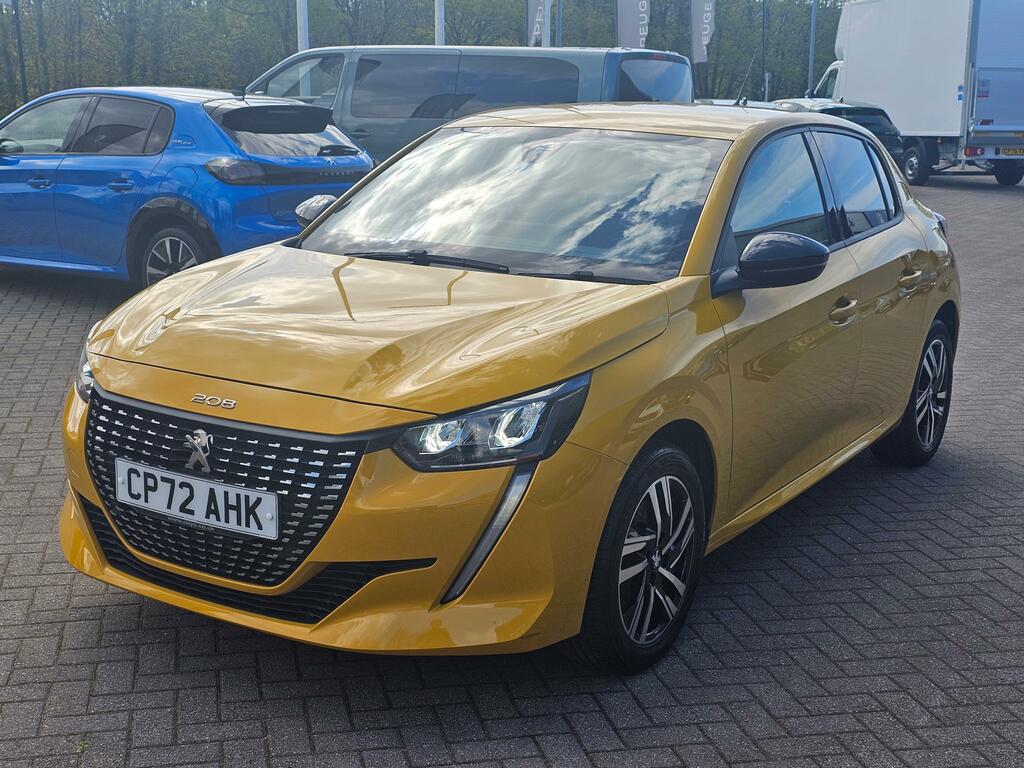 Peugeot 208 1.2 Puretech Allure Premium Hatchback CP72AHK Yellow #3