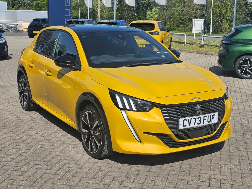 Peugeot 208 1.2 Puretech Gt Hatchback Euro 6 Yellow