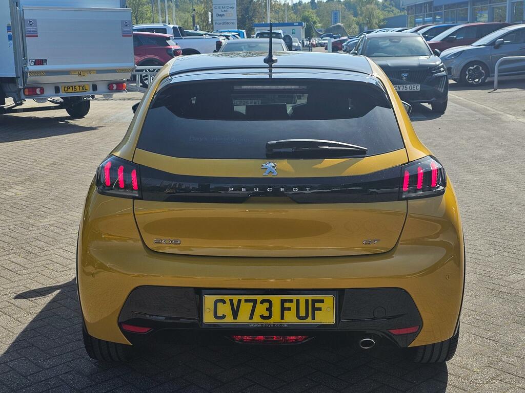 Peugeot 208 1.2 Puretech Gt Hatchback Euro 6 CV73FUF Yellow #6